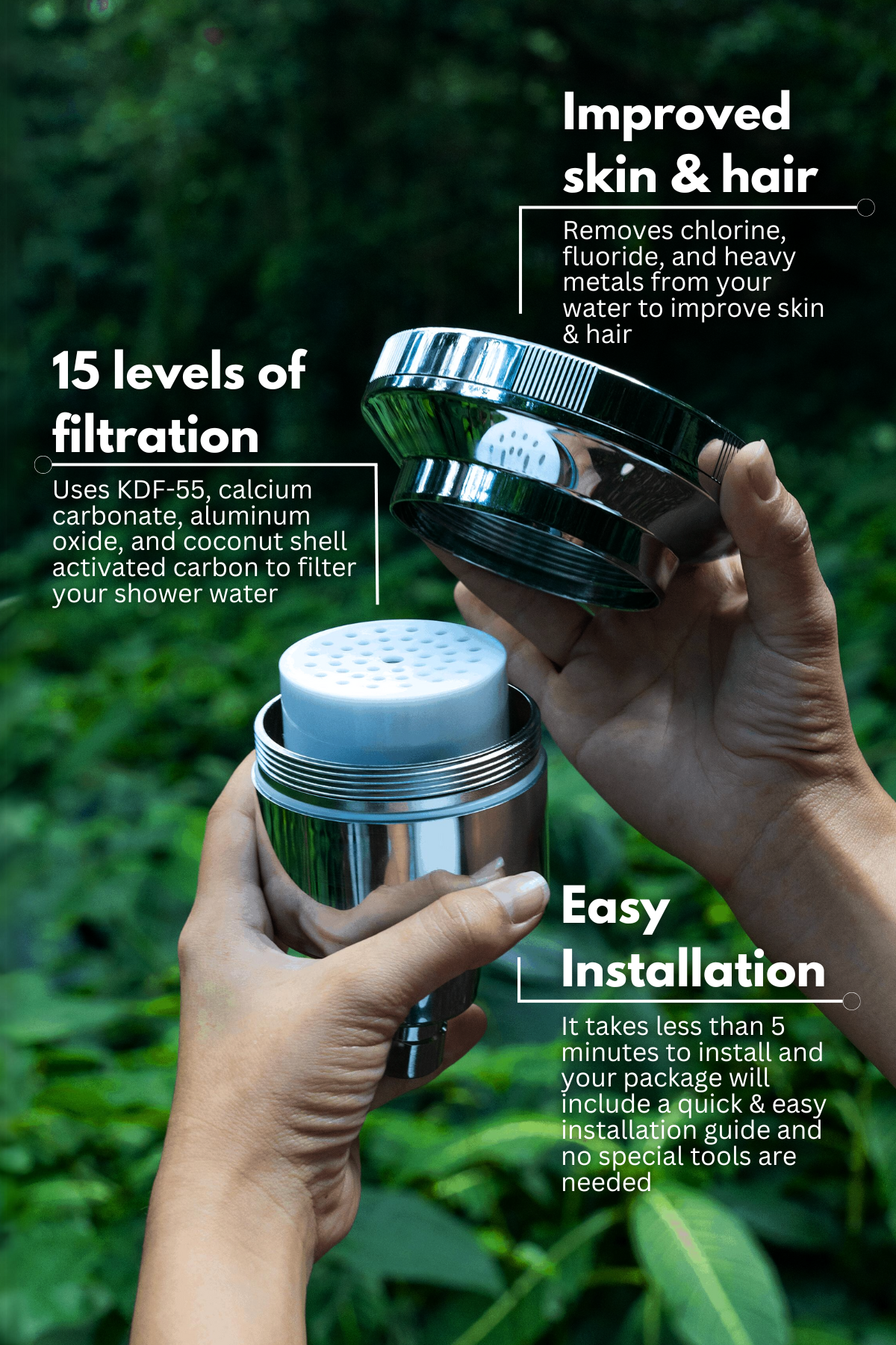 PRIMALS Filtered Showerhead