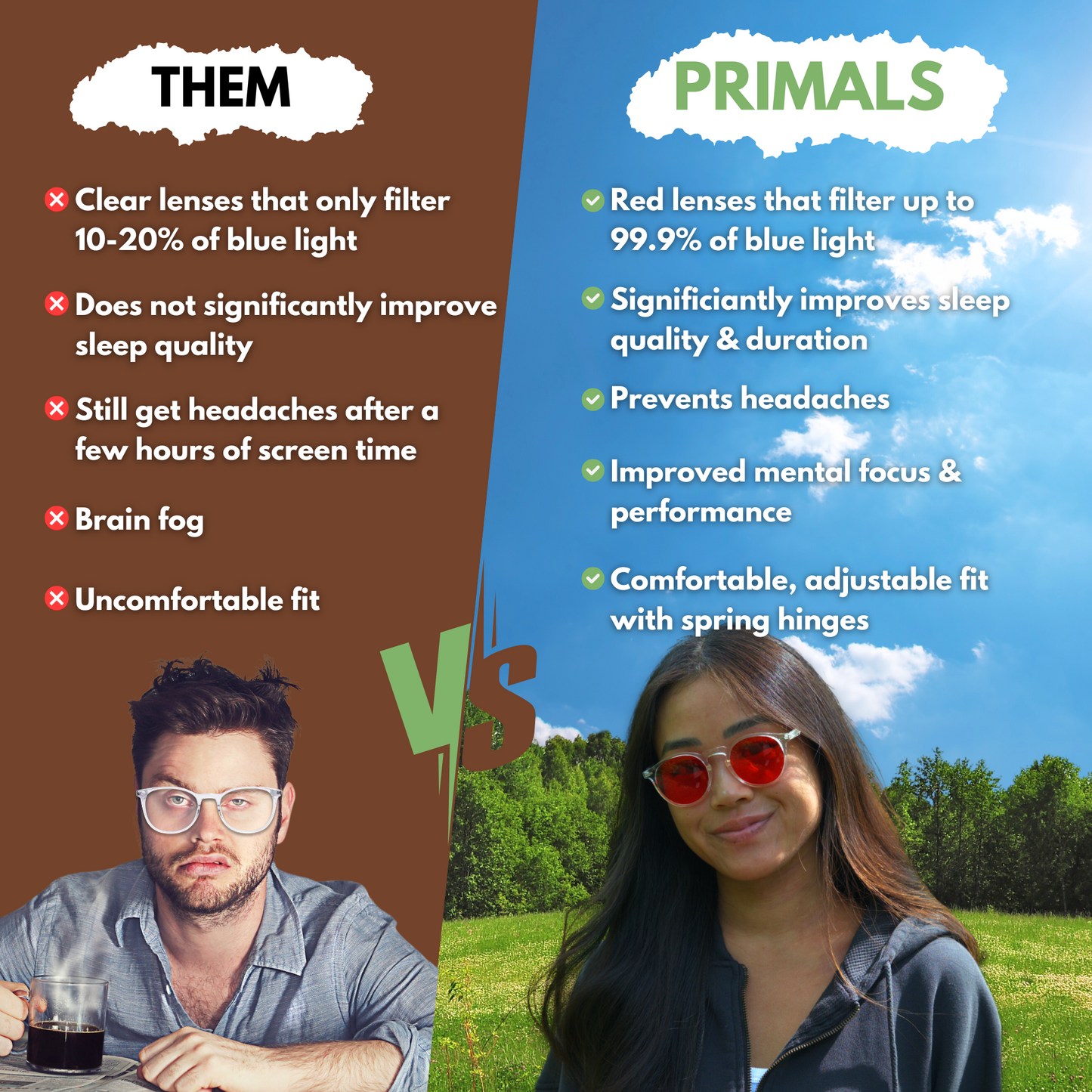 PRIMALS Blue Light Blocking Glasses