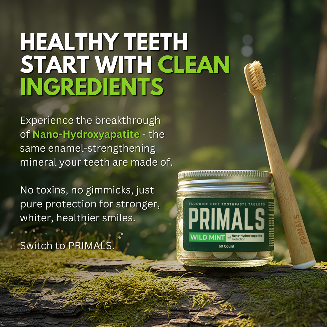 PRIMALS Fluoride-Free Toothpaste Tablets (60 count)