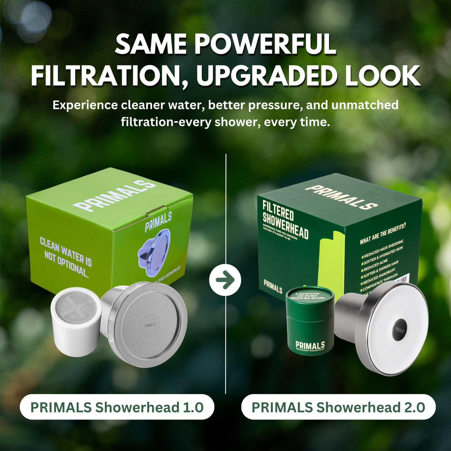 PRIMALS Replacement Shower Filter