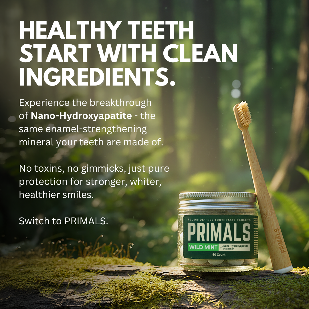 PRIMALS Fluoride-Free Toothpaste Tablets (60 count)