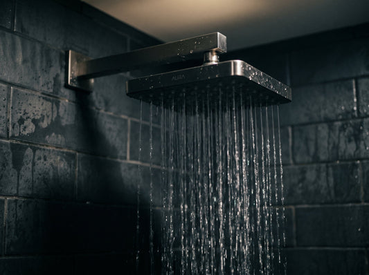 PRIMALS filtered showerhead close-up chloramine thyroid disease shower water hormone disruption
