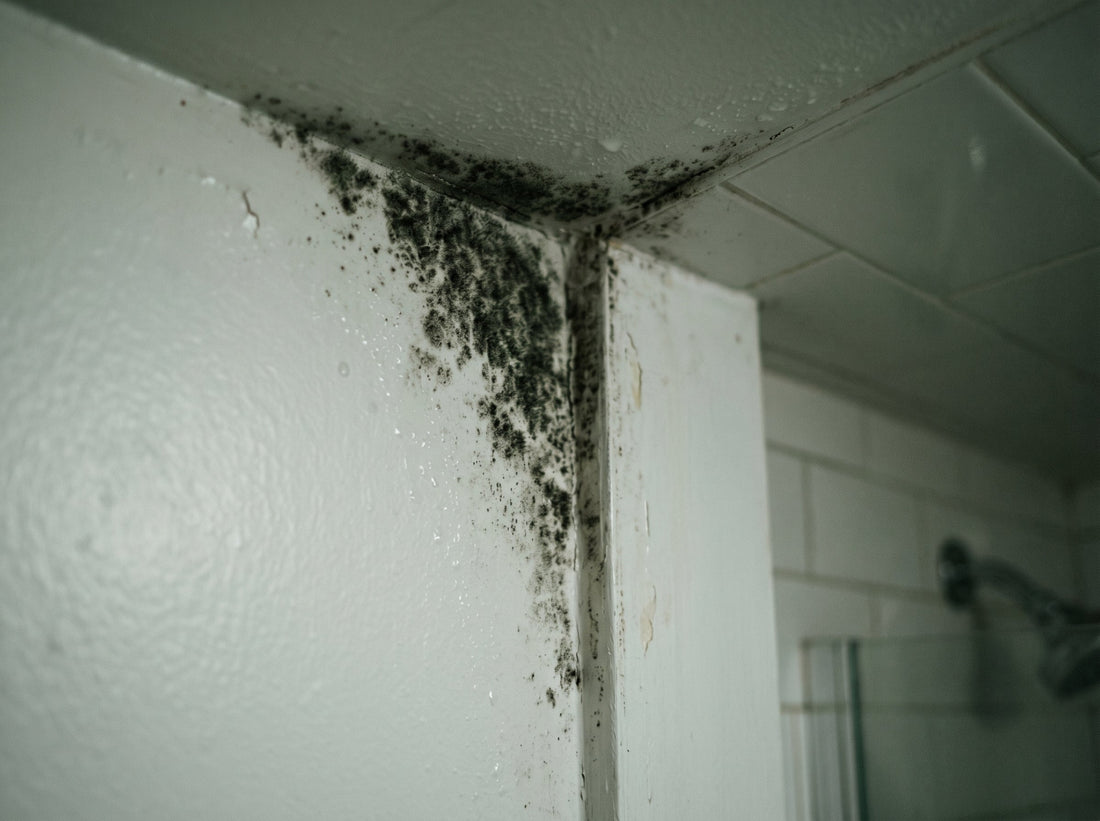 indoor black mold growing on wall mycotoxins health effects air purifier H13 HEPA activated carbon