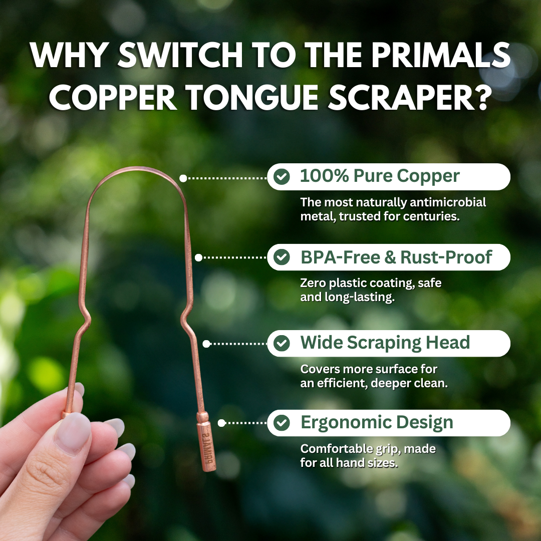 PRIMALS Copper Tongue Scraper