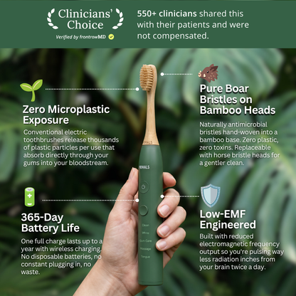 PRIMALS Boar Bristle Electric Toothbrush