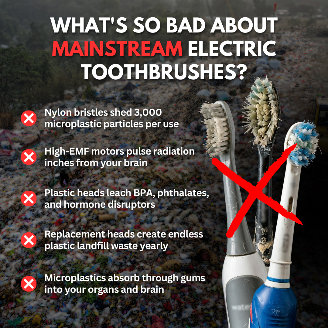 PRIMALS Boar Bristle Electric Toothbrush