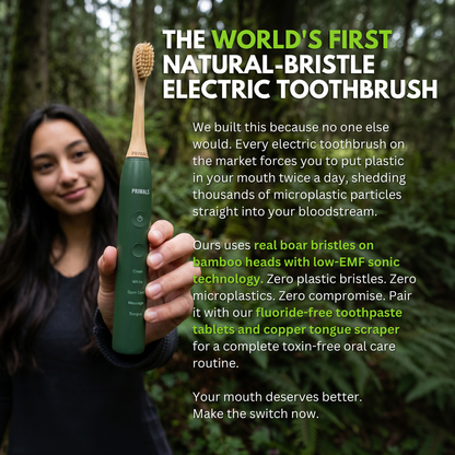 PRIMALS Boar Bristle Electric Toothbrush