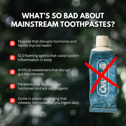 PRIMALS Fluoride-Free Toothpaste Tablets (60 count)