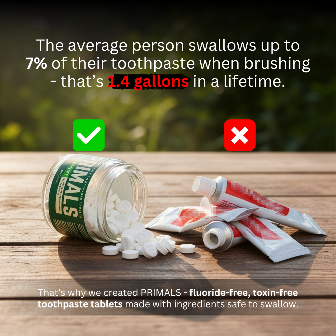 PRIMALS Fluoride-Free Toothpaste Tablets (60 count)