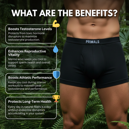 PRIMALS Merino Wool Boxer Brief