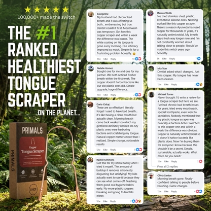 PRIMALS Copper Tongue Scraper
