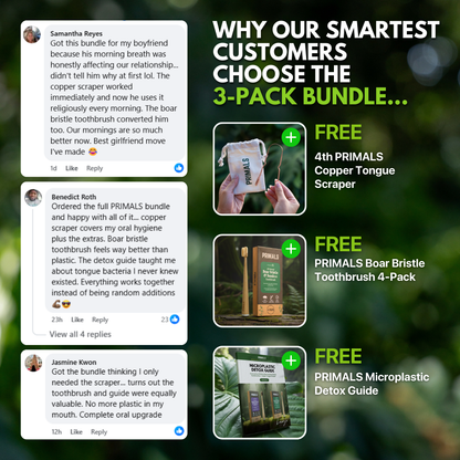 PRIMALS Copper Tongue Scraper