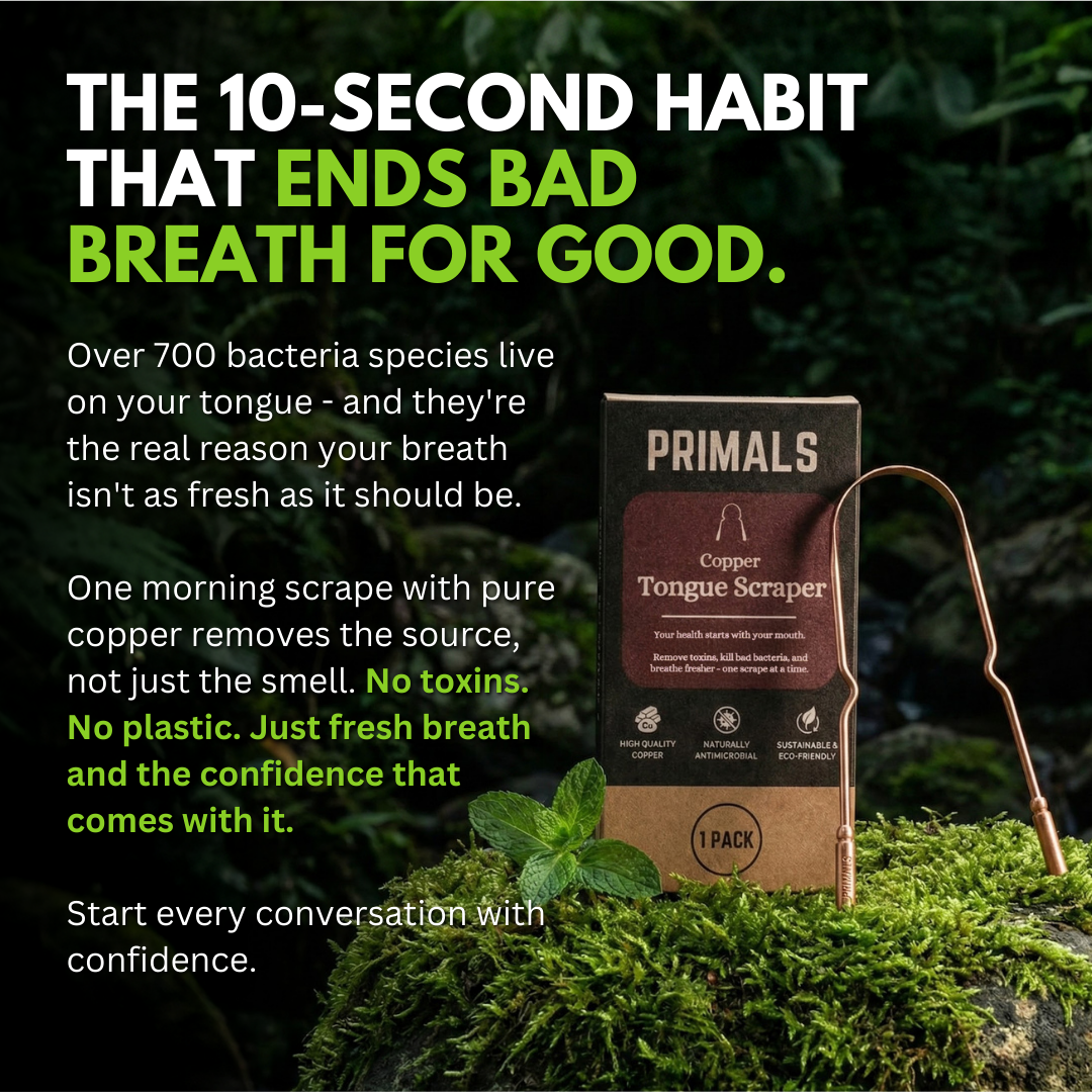 PRIMALS Copper Tongue Scraper