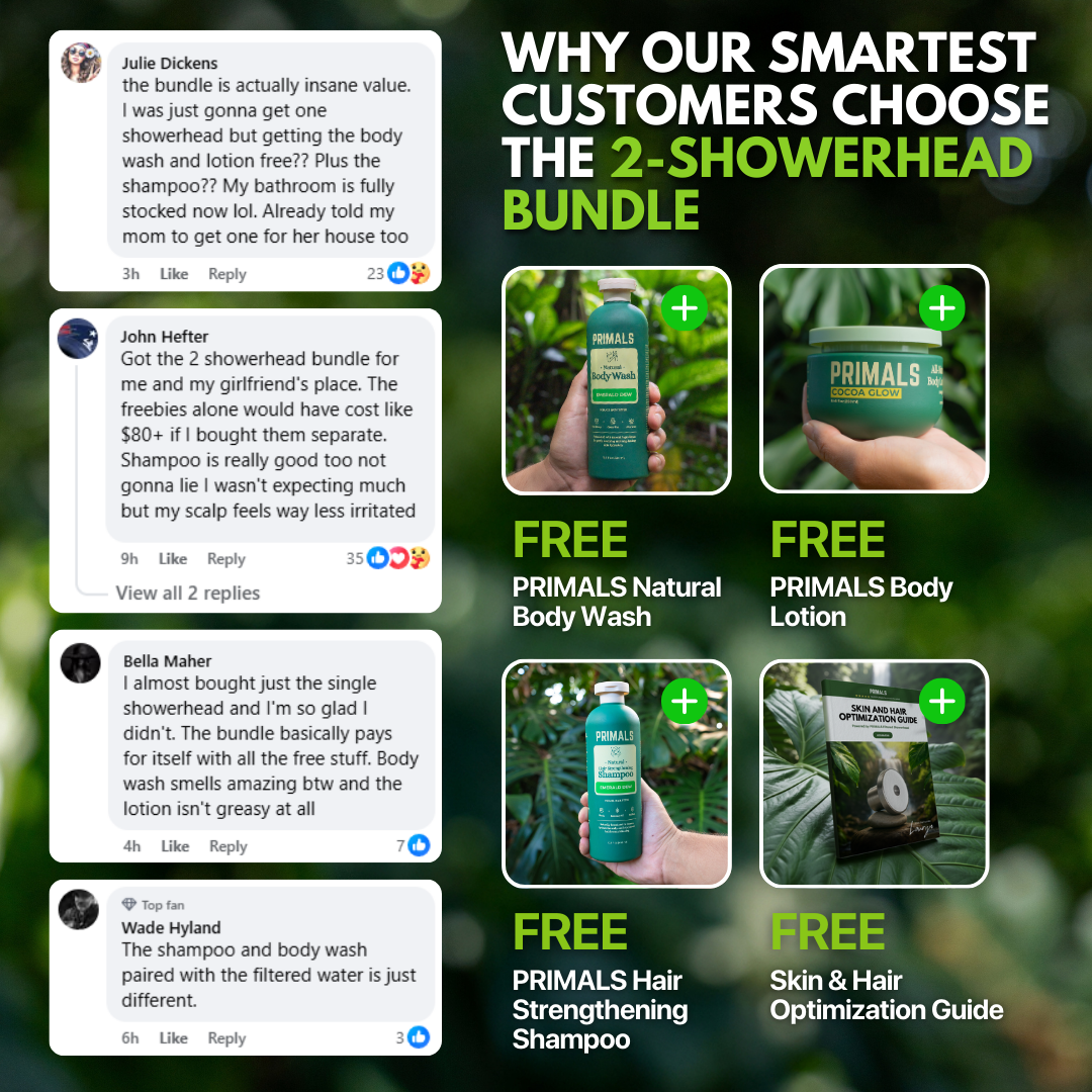 PRIMALS Filtered Showerhead 2.0