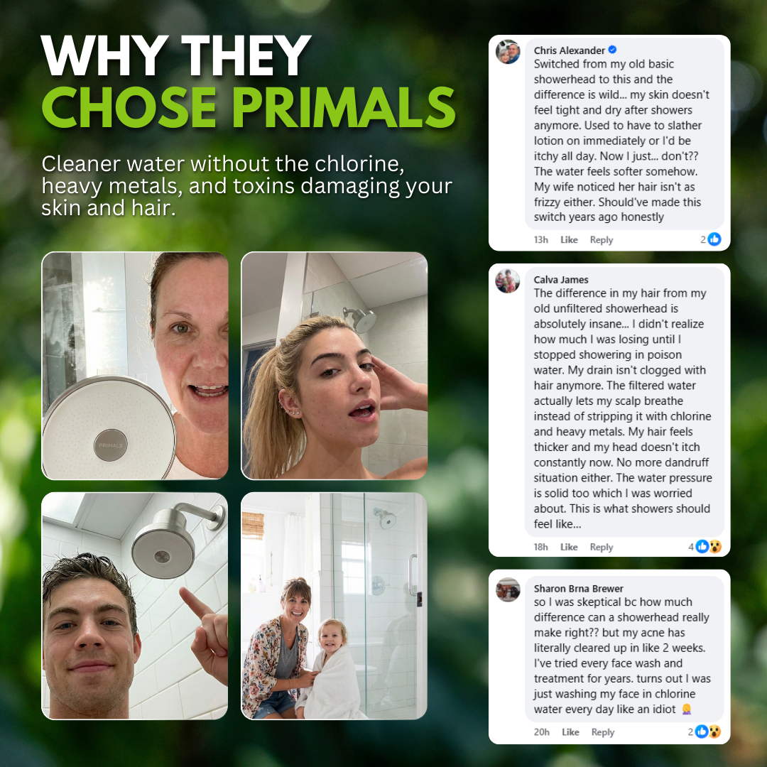 PRIMALS Filtered Showerhead 2.0