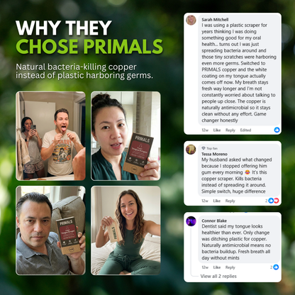 PRIMALS Copper Tongue Scraper