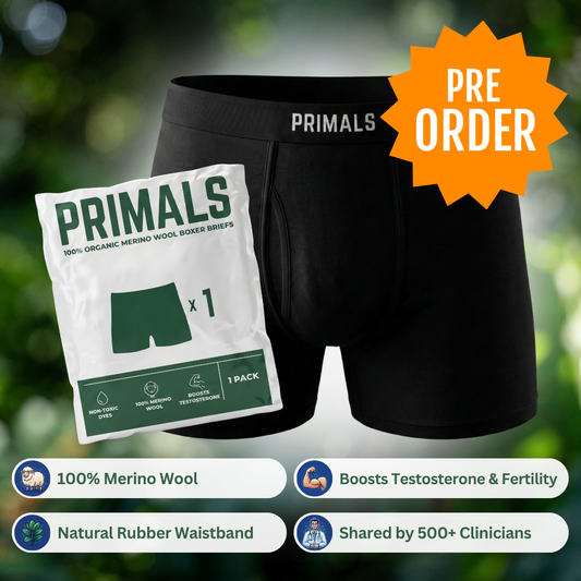 PRIMALS Merino Wool Boxer Brief