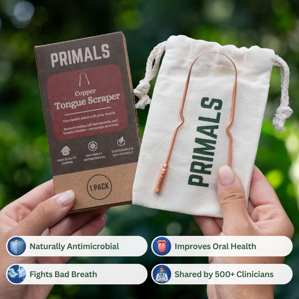 PRIMALS Copper Tongue Scraper