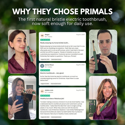 PRIMALS Horse Bristle Electric Toothbrush