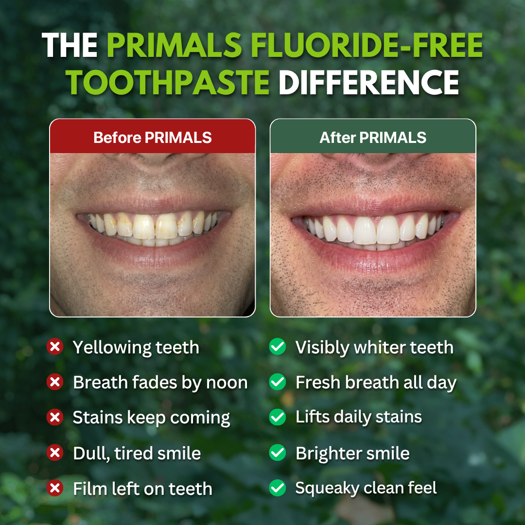PRIMALS Fluoride-Free Toothpaste Tablets (60 count)
