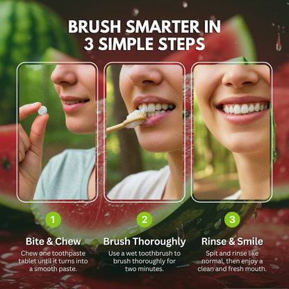 PRIMALS Watermelon Frost Toothpaste Tablets (bHAp)