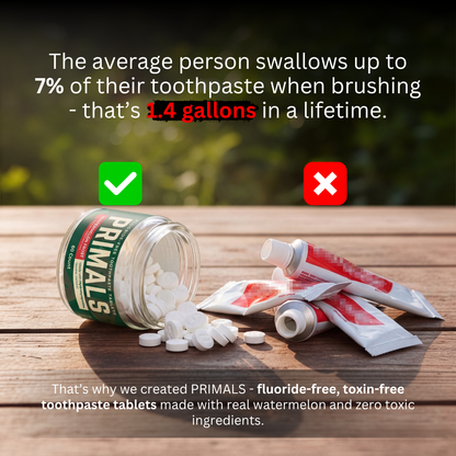 PRIMALS Watermelon Frost Toothpaste Tablets (bHAp)