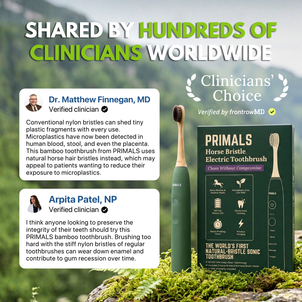 PRIMALS Horse Bristle Electric Toothbrush