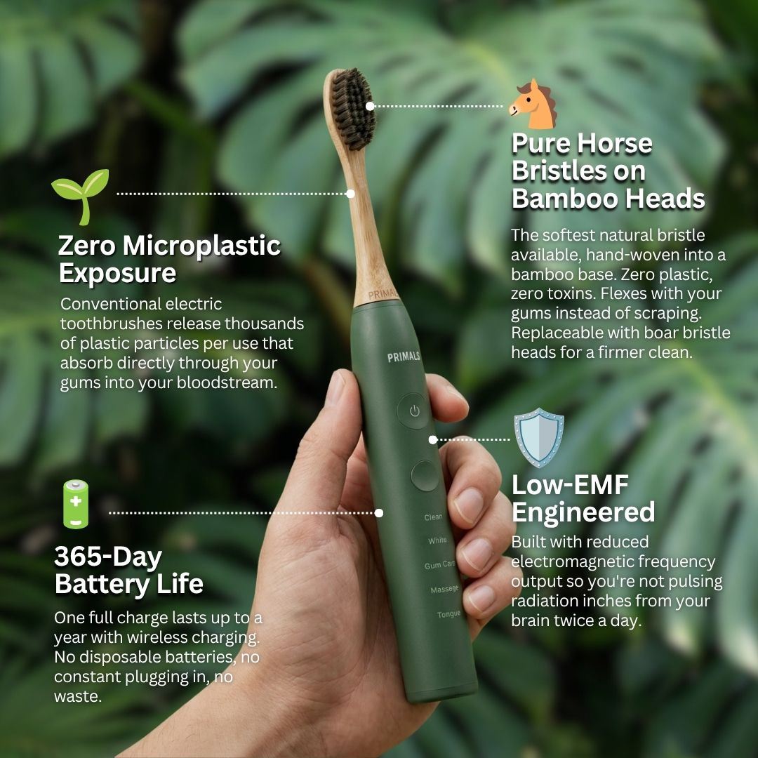 PRIMALS Horse Bristle Electric Toothbrush
