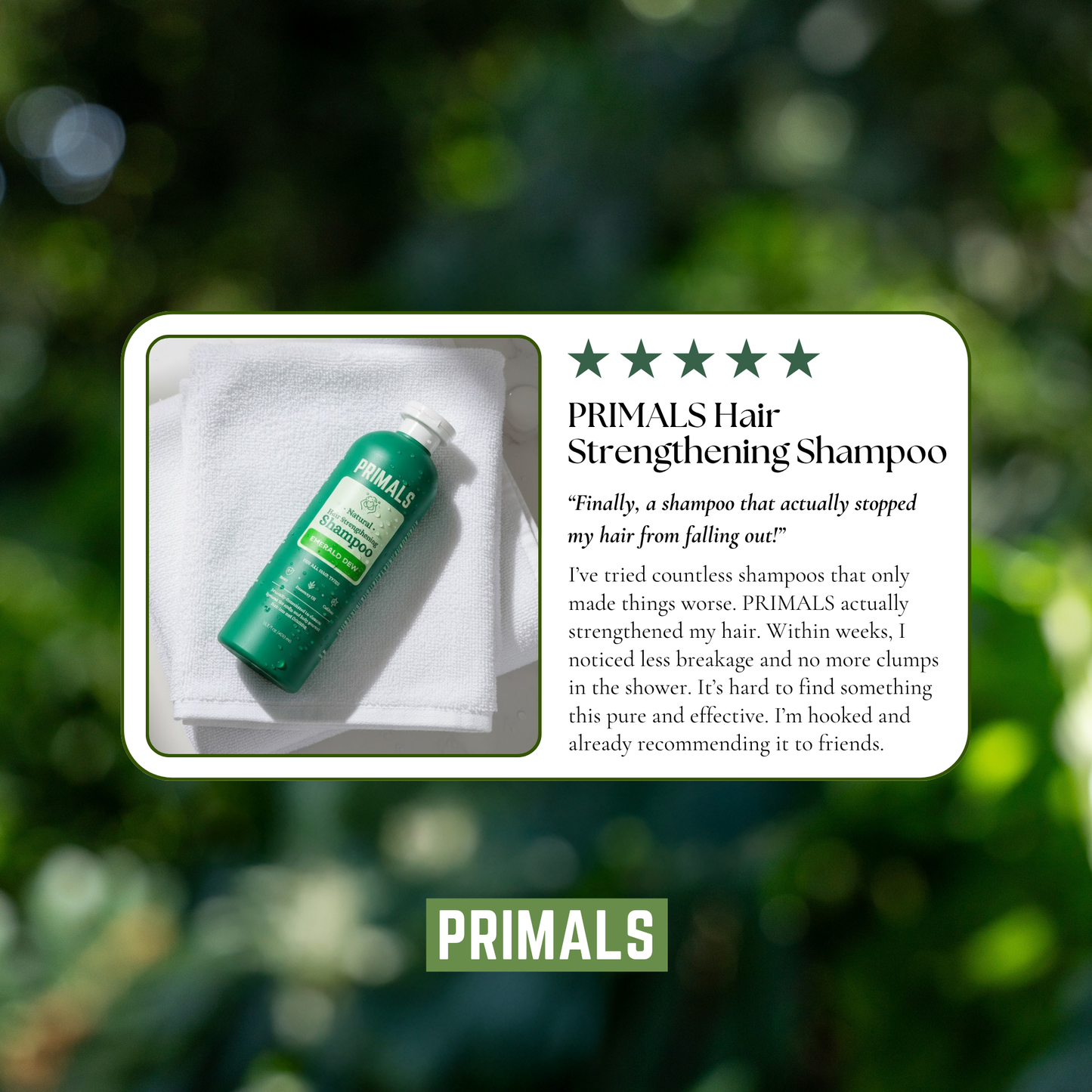 PRIMALS Hair-Strengthening Shampoo