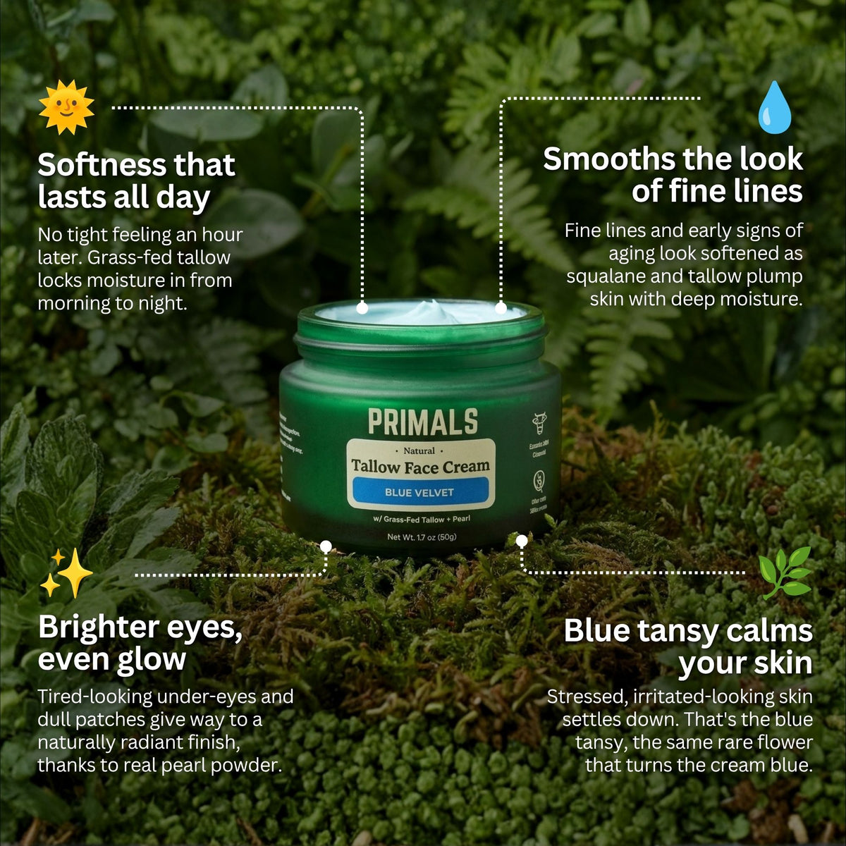 PRIMALS Tallow & Pearl Face Cream