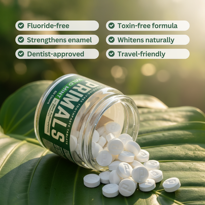 PRIMALS Fluoride-Free Toothpaste Tablets (60 count)